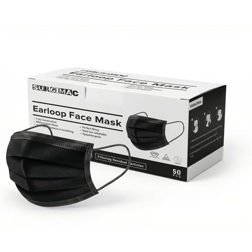 MacSafe ASTM Level 1 Ear-Loop Procedure Mask, BFE