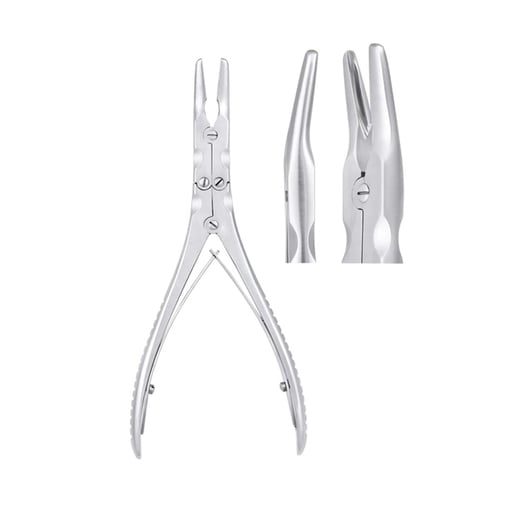 SurgiMac Beyer Bone Rongeur, Double Action Hinged