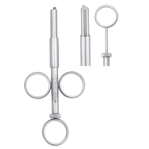 thumbnail interactive-video image 1 of Virco Double-Ended Dental Implant Bone Compactor/Packer – 3mm & 4mm – Bone Plugger, Surgical Instrument – UPC 7427250540910 1 of 5