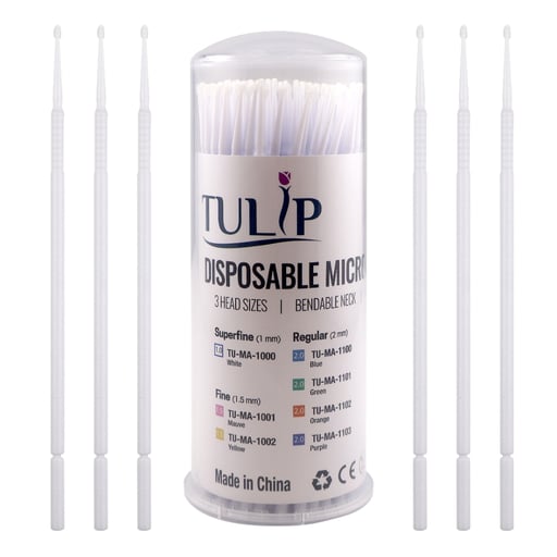 Tulip Superfine Micro Applicator Brushes, 1.0mm, 