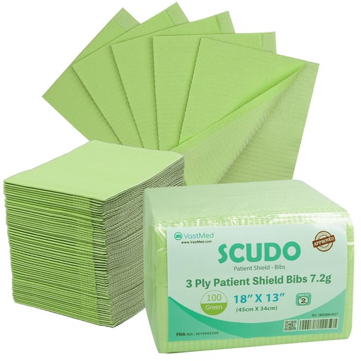 VastMed Scudo 13" x 18" 7.2g Disposable Waterproo