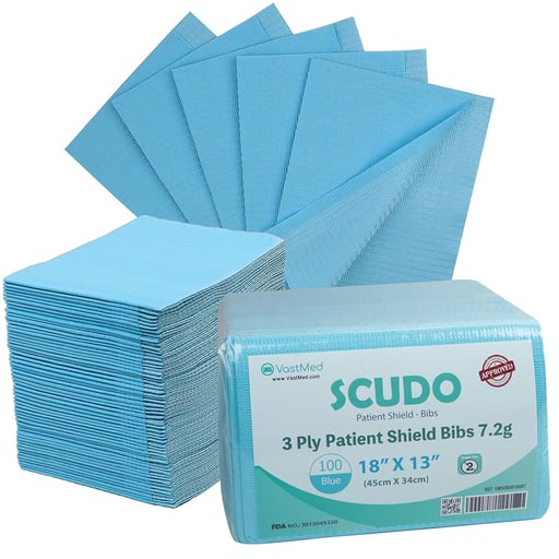 VastMed Scudo 13" x 18" 7.2g Disposable Waterproo