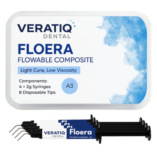 Floera Light-Cured Flowable Composite, Shade A3, 