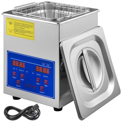 GT Sonic D-series - 6L Digital Ultrasonic Cleaner with Degas and