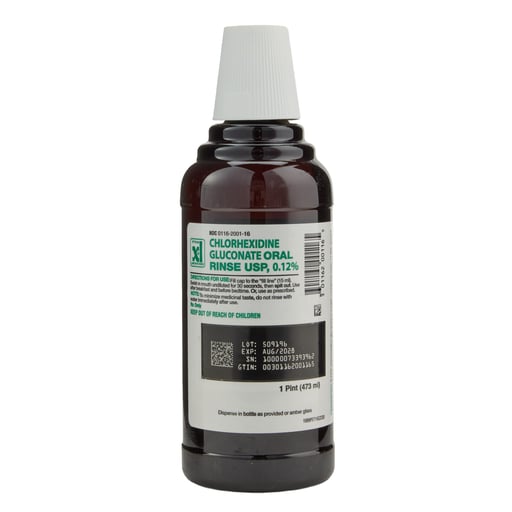 Xttrium Labs 0.12% CHG Oral Rinse 16 oz, mint fla