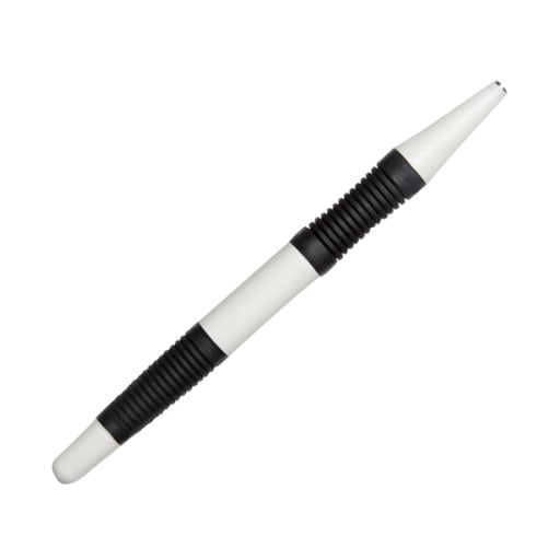 Zirc Gray Soft Grip Cone Socket Mirror Handle, Single Handle