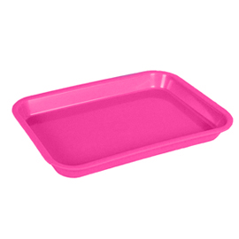 Zirc 9-3/8" x 6-3/8" x 7/8" Neon Pink Mini Setup 