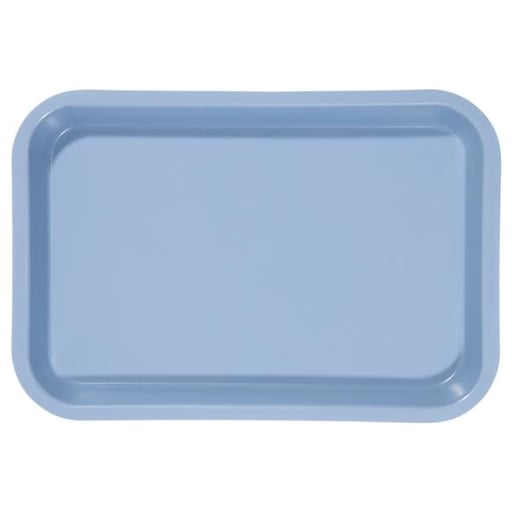 Zirc 9-3/8" x 6-3/8" x 7/8" Blue Mini Setup Tray 
