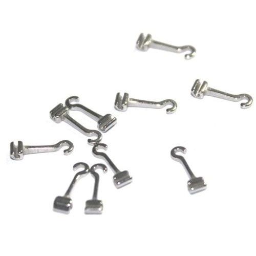 TOL Long Curved Crimpable Hooks - Right 10/Bag. Our long curved split crimpable hooks are easy