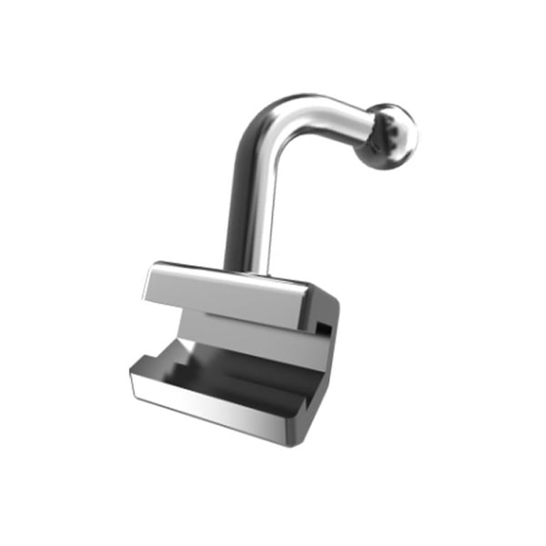 TOL Open-wall Arch Hook, Left, 10/Pk. Provides solid anchor for elastics/springs