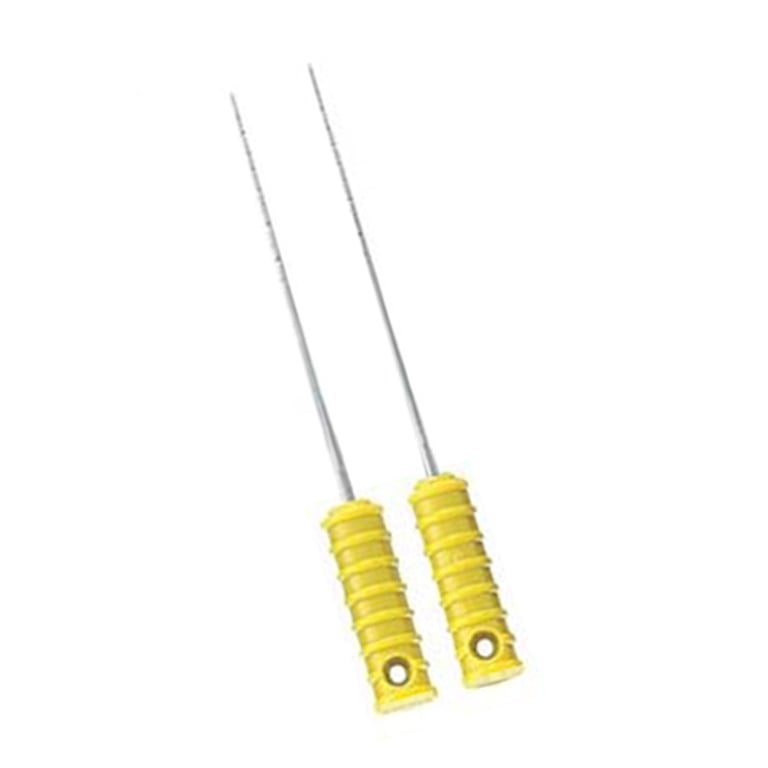 3D Endo #2 Barbed Broaches, XX-Fine, Yellow, 10/Pk. Non-Sterile, extra sharp and very flexible