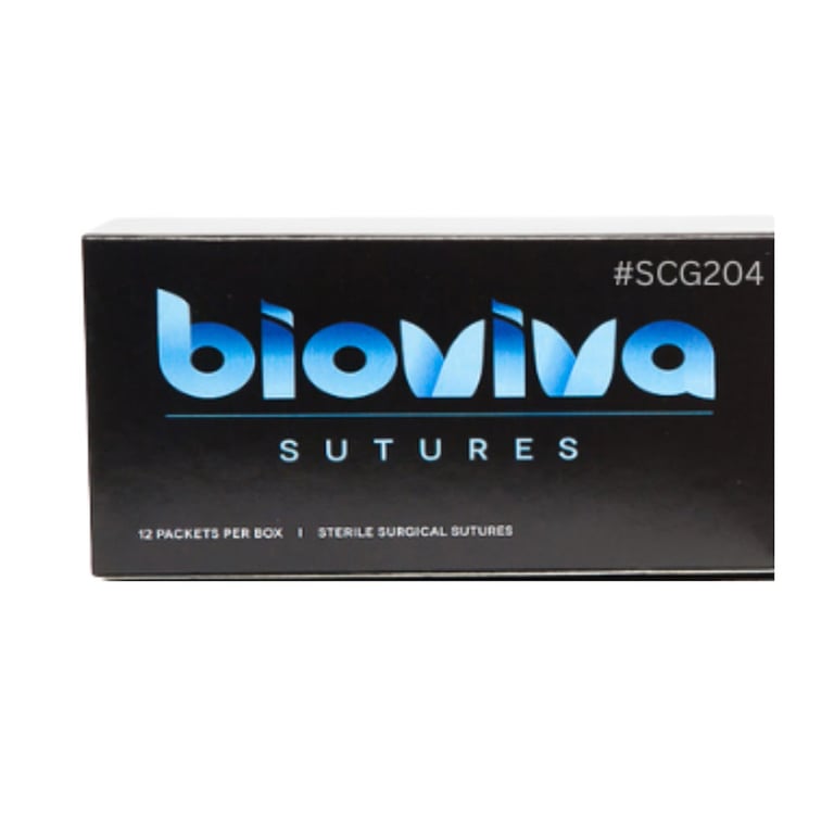 Bioviva 3/0 27" Chromic Gut Suture, Taper Point, 1/2, 18mm RB1 Needle, 12/Pk. Delivering reliable