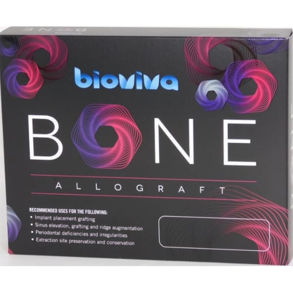 Bioviva Bone Allograft 250-100um Mineralized Cortical-Cancellous Mix, 2.0cc/Jar, 1/Pk. Sterile