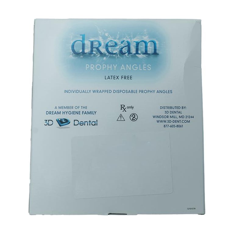 Dream Disposable Prophy Angle, Firm Cup, 144/Pk. Make hygiene work a pleasure with a tool designed