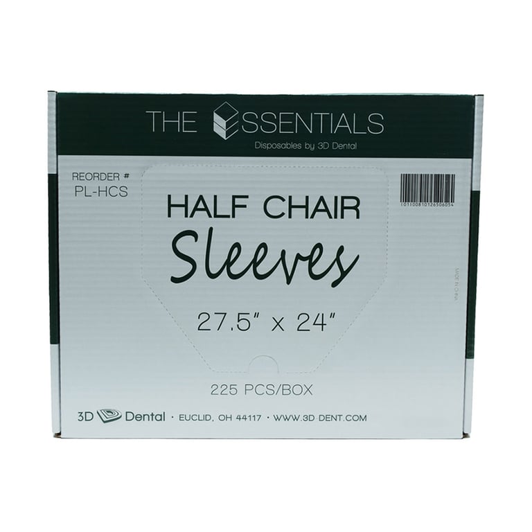 Essentials Half Chair Sleeve, 27.5" x 24", 225/Pk