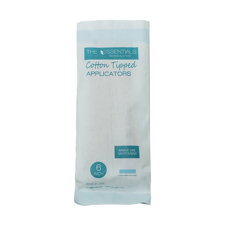 Essentials 6" Cotton Tipped Applicators, 1000/Pk. Highly absorbent applicators, ideal for applying