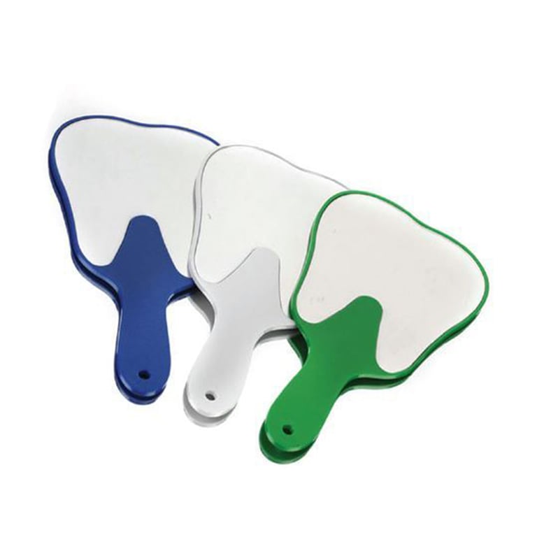 Essentials Resin Tooth Shaped Dental Mirror, Assorted, 1/Pk Made of hard plastic and available