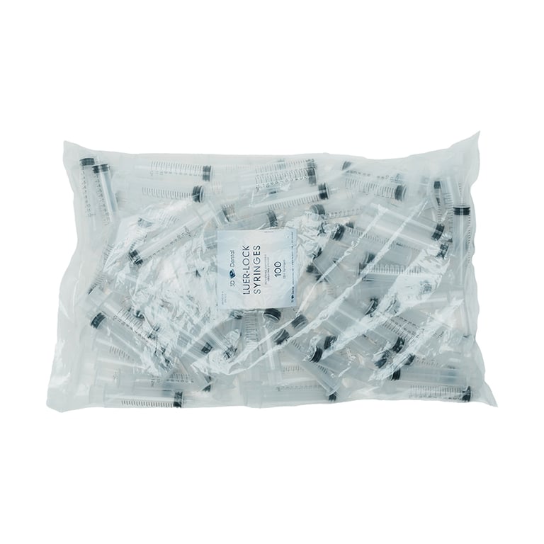 Essentials 12cc Luer Lock Syringe, 100/Pk. Ideal for surgical site irrigation, non-sterile