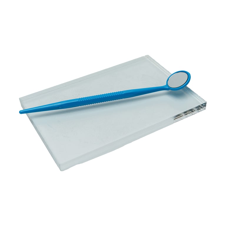 Essentials Disposable Mouth Mirrors, Size 4.5, 100/Pk. Designed to avoid cross-contamination