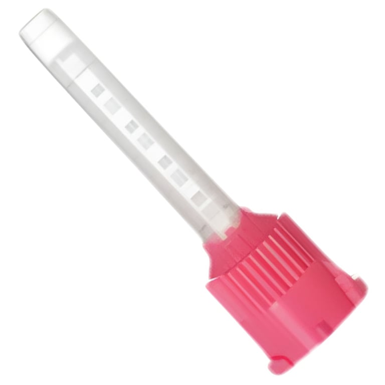 Essentials Mixpac T-Style Mixing Tips, 5.4 mm, Pink, 48/Pk. Designed to automatically and evenly