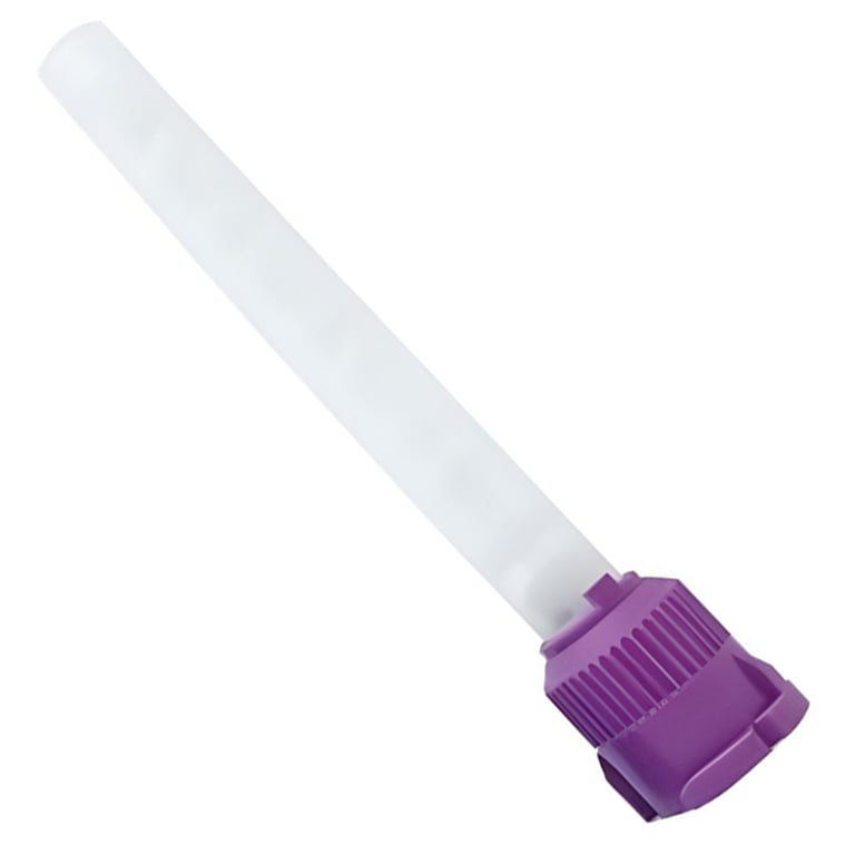 Essentials Mixpac Mixing Tips, 7.5 mm, Purple, 48/Pk. Designed to automatically and evenly mix VPS