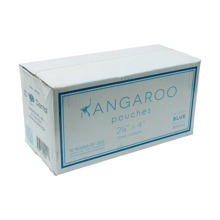Essentials 2.25" X 4" Self-Sealing Sterilization Pouches, 2000/Pk. Ideal for sterilizing