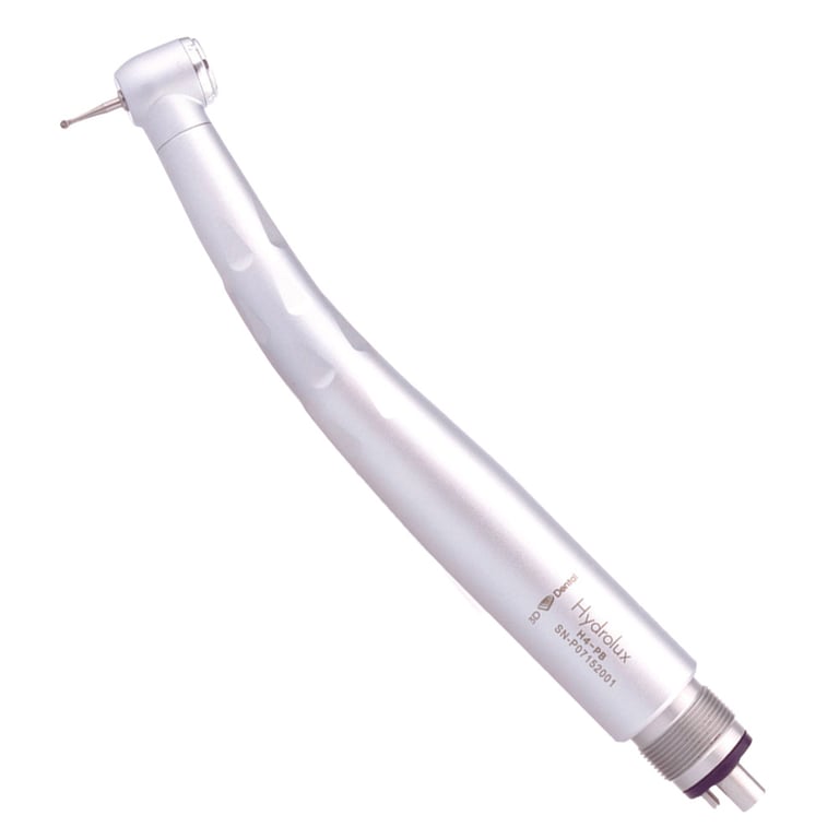 Hydrolux Handpiece High-Speed 4-Hole Push Button, German Bearings, 1/Pk. Features special hard