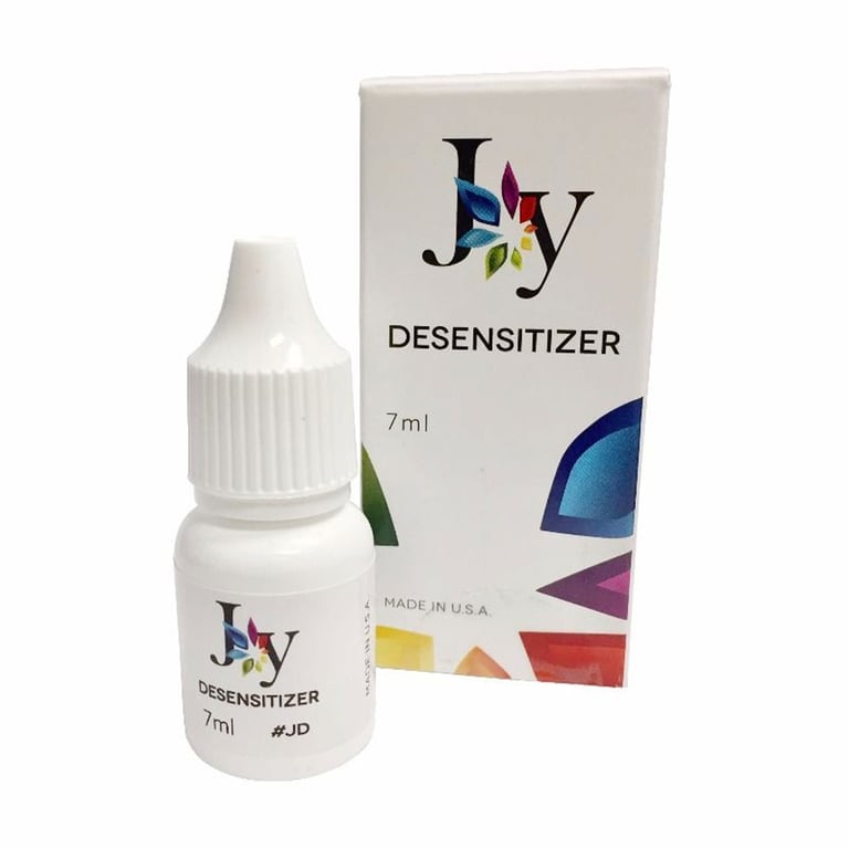 Joy Desensitizer, 7 mL Bottle, 1/Pk. Relieves pain caused by hypersensitivity. Provides a fast