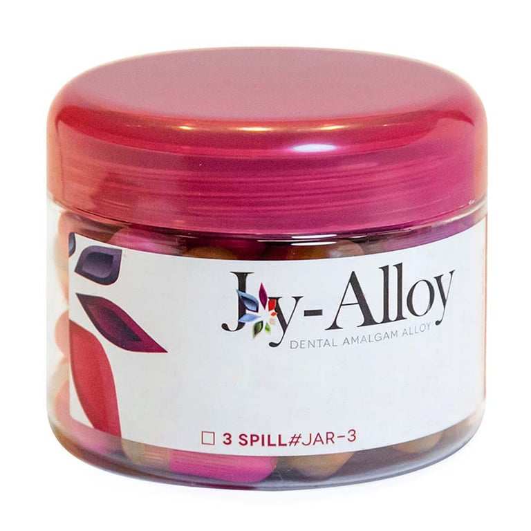 Joy Alloy Capsules, 3 Spill, Fast Set, 50/Pk. Made with 40% silver, delivers strong, long-lasting