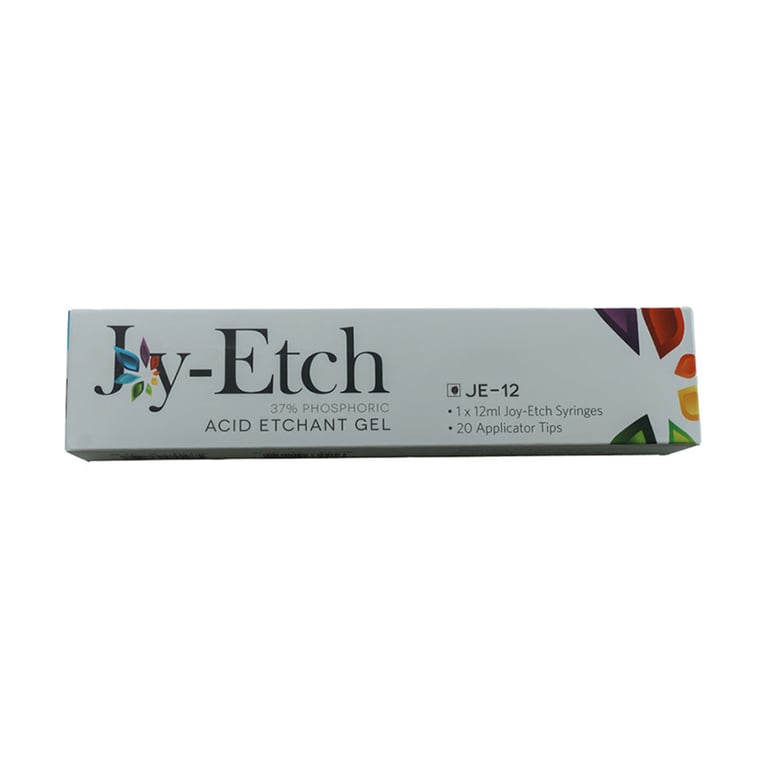 Joy 37% Phosphoric Acid Etch Syringe, 12mL, 1/Pk. Formulated for maximum working and handling
