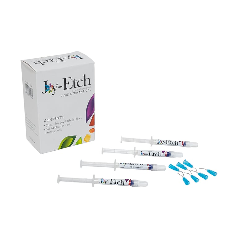 Joy 37% Phosphoric Acid Etch Bulk Syring, 1.2mL, 25/Pk. Formulated for maximum working