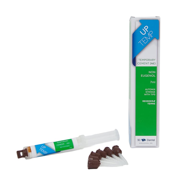 Joy Uptemp Temporary Cement Non Eugenol Automix Syringe 7 mL, 1/Pk. Eliminates the need for mixing