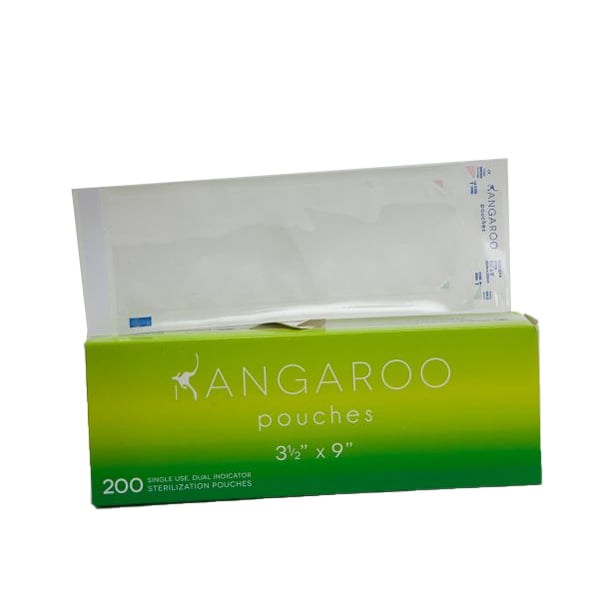 Kangaroo 3.5" x 9" SelfSealing Sterilization Pouches, 200/bx. Internal