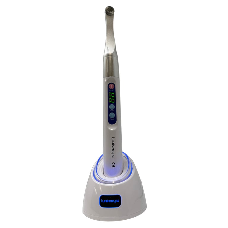 Luminary 3.0 Led Curing Light, 1/Pk. Delivers 1000 mW/cm output (2500 mW/cm in Turbo mode). Cures