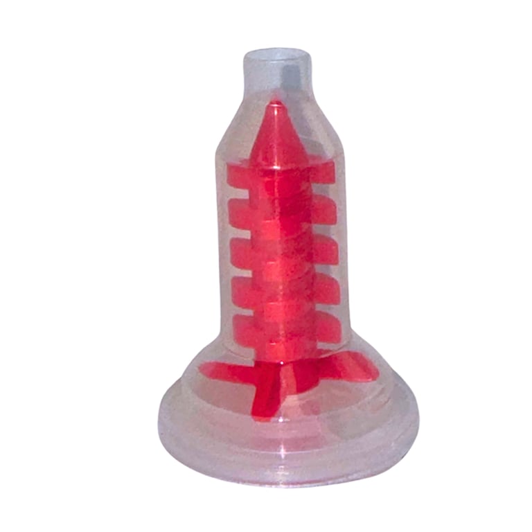 Mimic Dynamic Mixing Tips, Red, 50/Pk. Innovative design reduces dispensing force by up to 50%