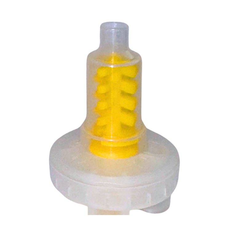 Mimic Dynamic Mixing Tips, Yellow, 50/Pk. Innovative design reduces dispensing force by up to 50%