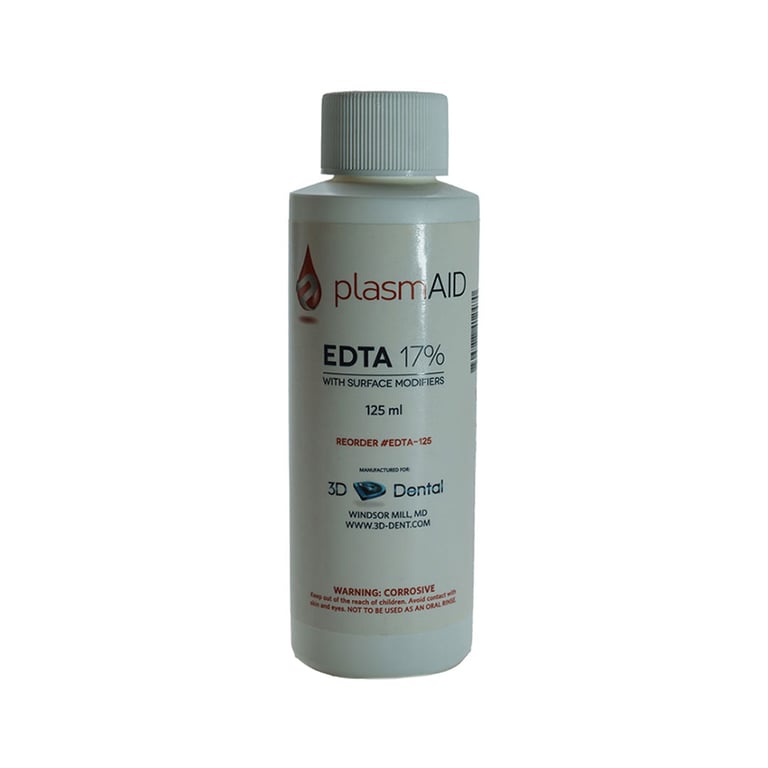 PlasmAid 17% EDTA Solution, 1/Pk. Solution with surface modifiers designed to enhance performance