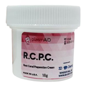 PlasmAid R.C.P.C. Root Canal Preparation Cream, 18 g Jar. An effective viscous solution