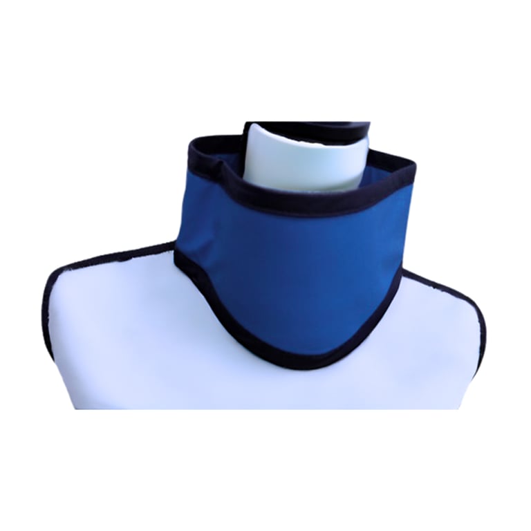 Visionary Thyroid Collar Lead, Blue, 1/Pk. Provides protection for your patient with 0.3