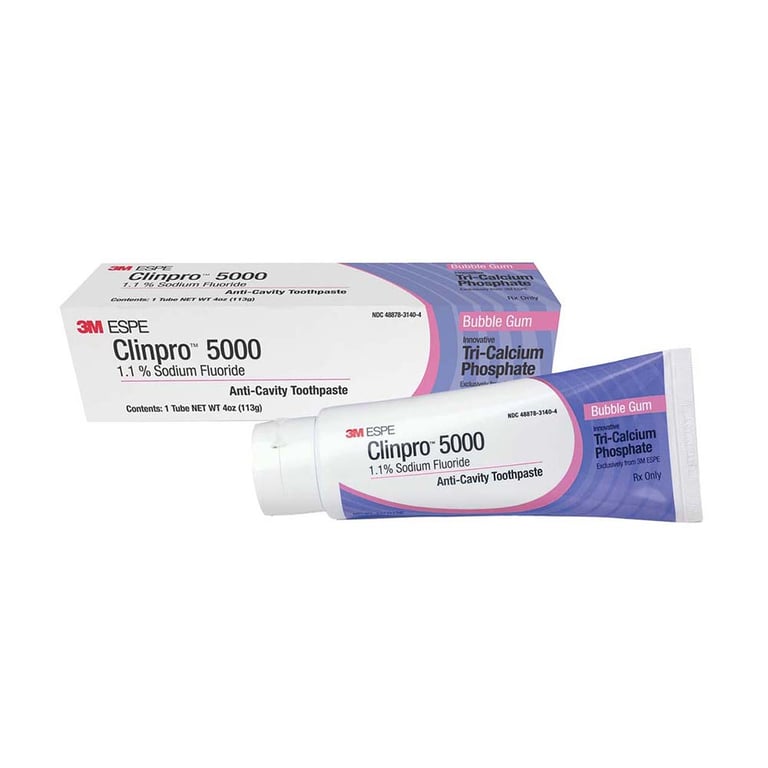 Clinpro 5000 Toothpaste - Bubble Gum, 4 oz. Tube.