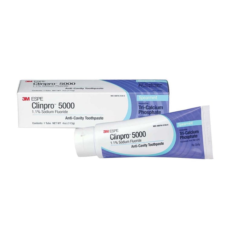 Clinpro 5000 Toothpaste - Spearmint, 4 oz. Tube. 