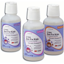 Just For Kids Brush on Grapey Grape Flavored Fluoride Gel, 0.4% Stannous Fluoride Gel, 4.3 ounce