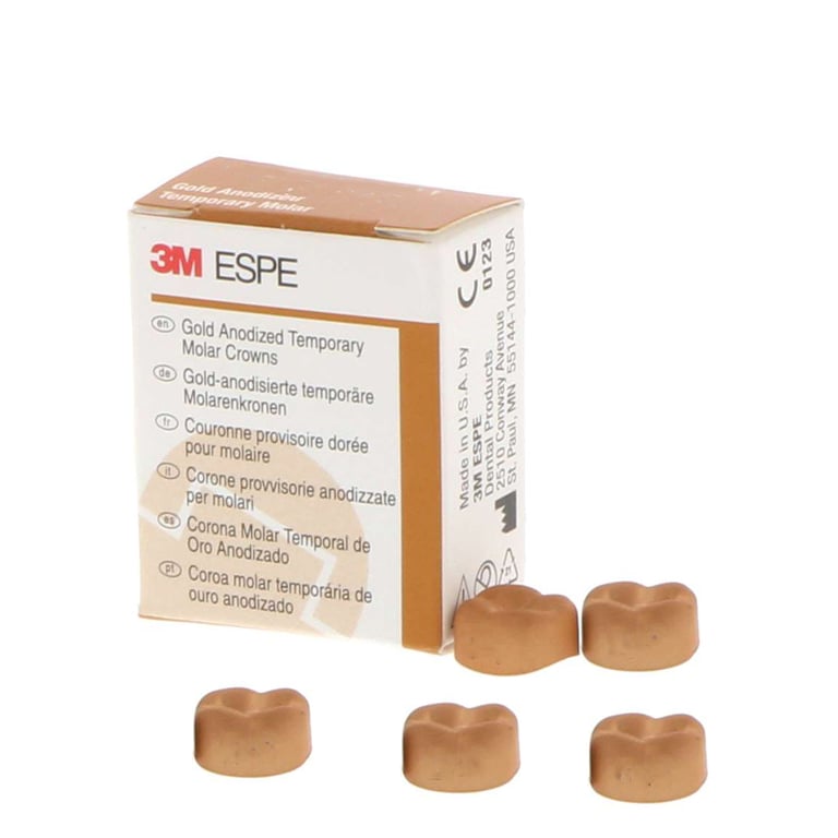 3M ESPE #2 Lower Left 1st Bicuspid Gold Anodized 