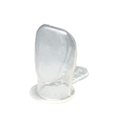 3M ESPE #3 Upper Right Central Pediatric Strip Crown Forms - Transparent Plastic, Box of 5 Crown