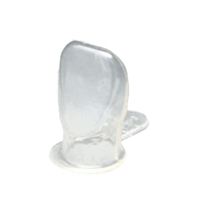 3M ESPE #2 Upper Right Central Pediatric Strip Crown Forms - Transparent Plastic, Box of 5 Crown