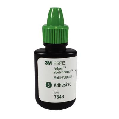 Adper Scotchbond Multi-Purpose - Adhesive Refill, 8 mL Bottle. Light-cure, versatile adhesive