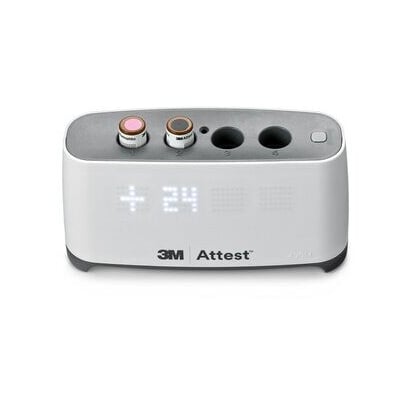 Attest Mini Auto-Reader. 4-Well Dual Auto-Reader for 24 Minutes Biological Indicator Result