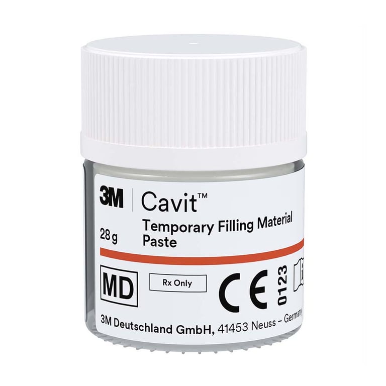 ユウ Cavit Single Jar, Original Pink (Hard) Temporary Filling