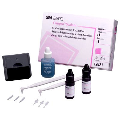 Clinpro Sealant - Bottle Intro Kit, Low Viscosity, Fluoride Releasing, with Color-Change