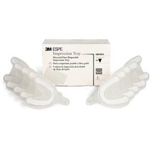 Directed Flow Rigid Disposable Impression Tray, 10/Pk, With Built-In Reservoir (71620)
